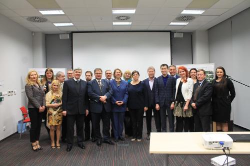 Uczestnicy spotkania w Urzędzie Miasta