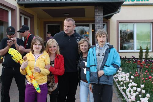 Organizator i Patron Mistrzostw Strongmenów i moja rodzinka